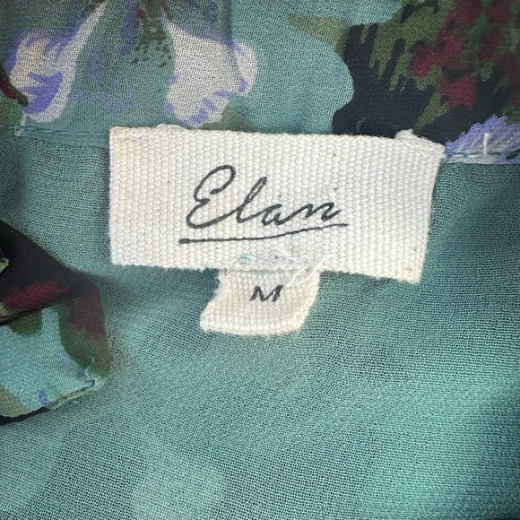 Elan Floral Ruffle Blouse - Boho Chic Medium - Picture 5 of 5